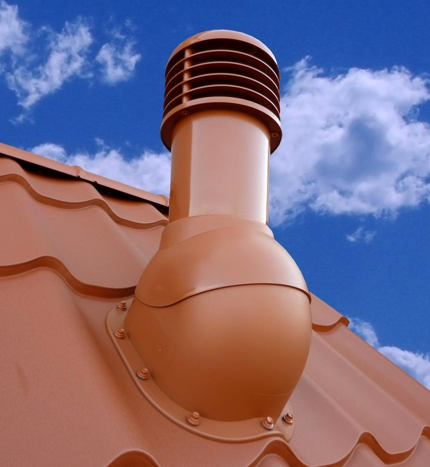 Купол, шар или другая конструкция, которая установлена на крыше и является дефлектором