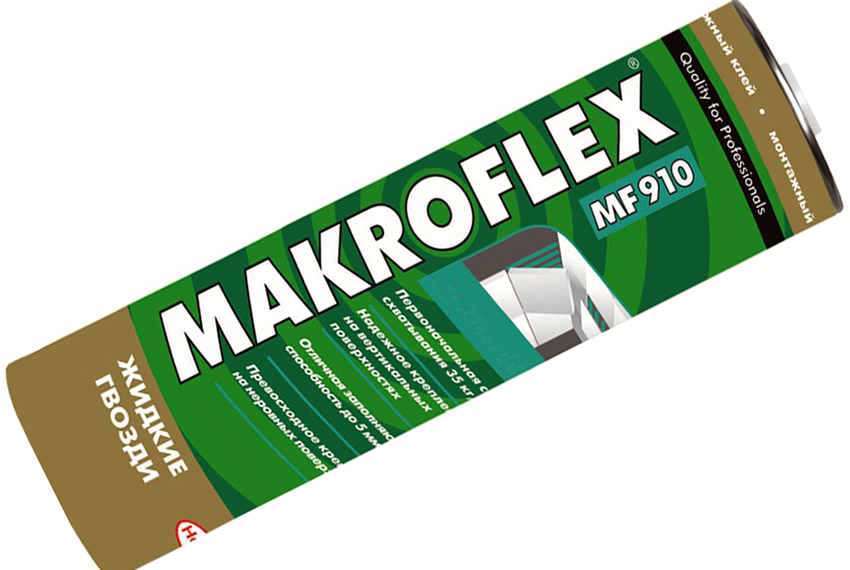 Клей Makroflex MF910 идеально подходит для деревянных материалов 